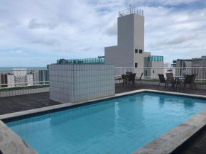 Apartamento de um quarto na praia do Cabo Branco